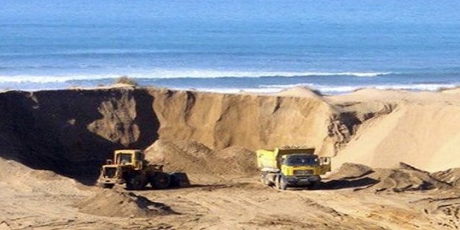 مقترح قانون لحماية الرمال الشاطئية والمقالع من النهب والاستغلال