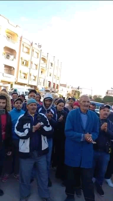 باعة المواشي يحتجون في قرية با محمد نواحي تاونات