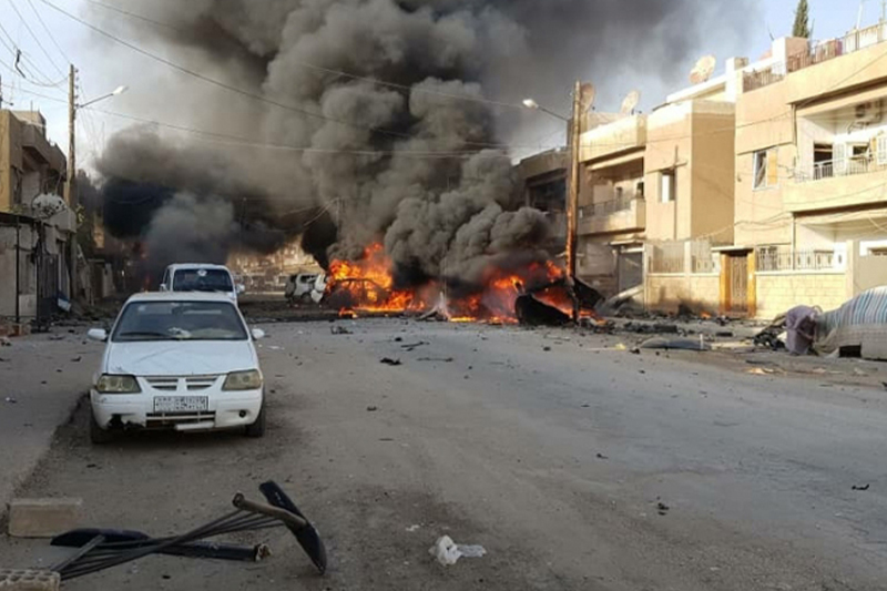 انفجار عبوة ناسفة يودي بحياة جندي سوري و إصابة 11 آخرين
