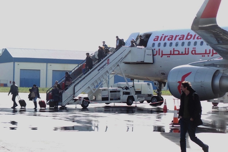 وصول أول رحلة لمغاربة أوكرانيا إلى مطار ابن بطوطة بطنجة صبيحة اليوم الثلاثاء