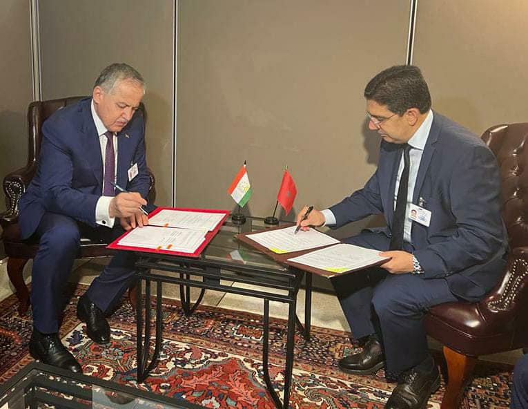 المغرب وطاجيكستان يتفقان على إلغاء التأشيرات عقب مباحثات بنيويورك