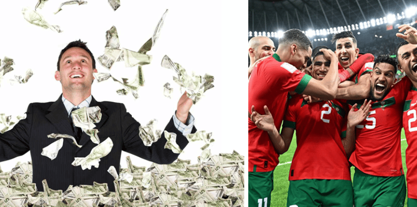 أمريكي يصبح مليونيراً بعد توقع وصول المغرب إلى ربع نهائي كأس العالم