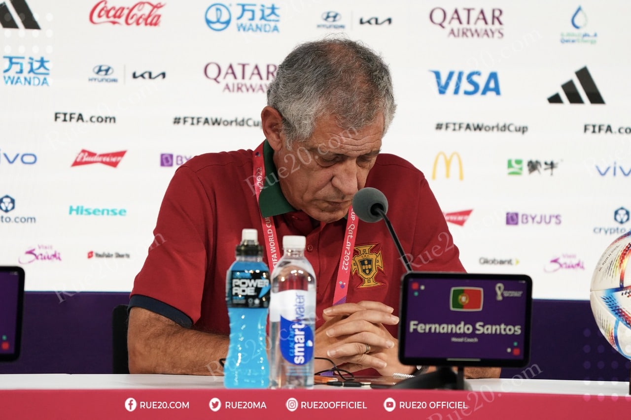 فرناندو سانتوس: أنا متأكد بفوز البرتغال وسندخل مباراة المغرب دون خوف أو توتر