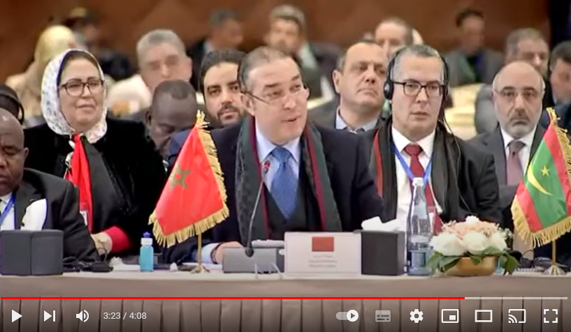 أوزين ينتفض ضد المساس بالوحدة الترابية في مؤتمر دولي بالجزائر (فيديو)