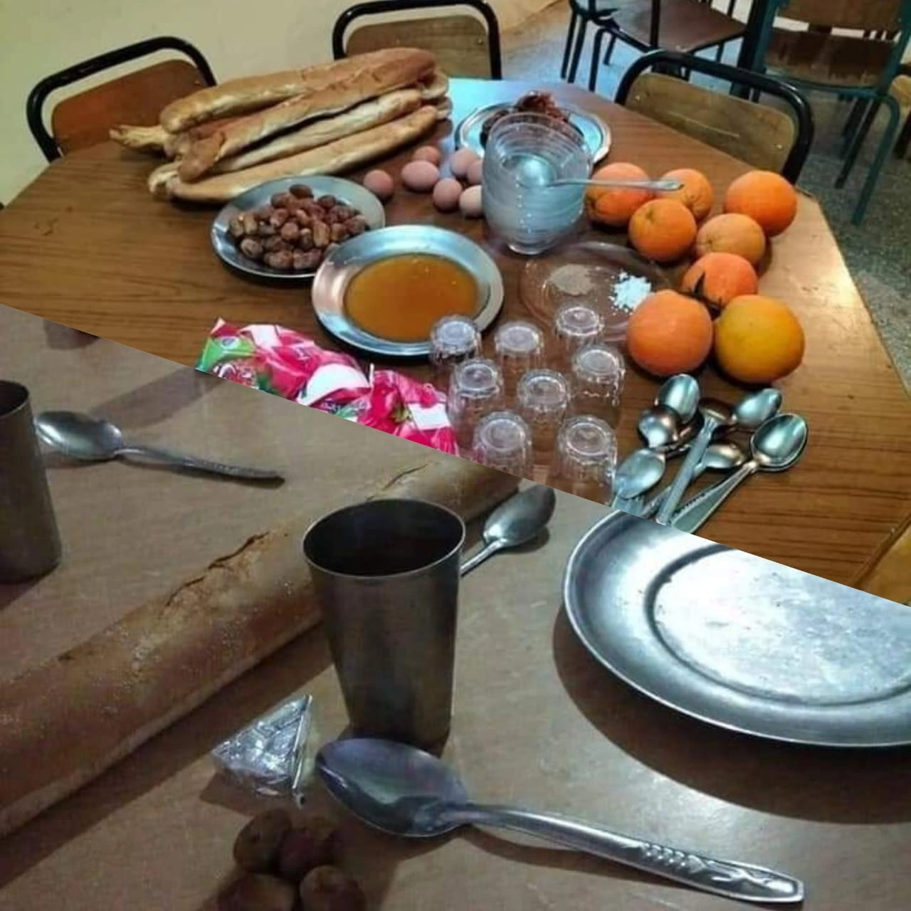 وجبة إفطار تلامذة في تاونات تثير الجدل لكن وزارة التعليم تقول إن “الصور غير حقيقية”