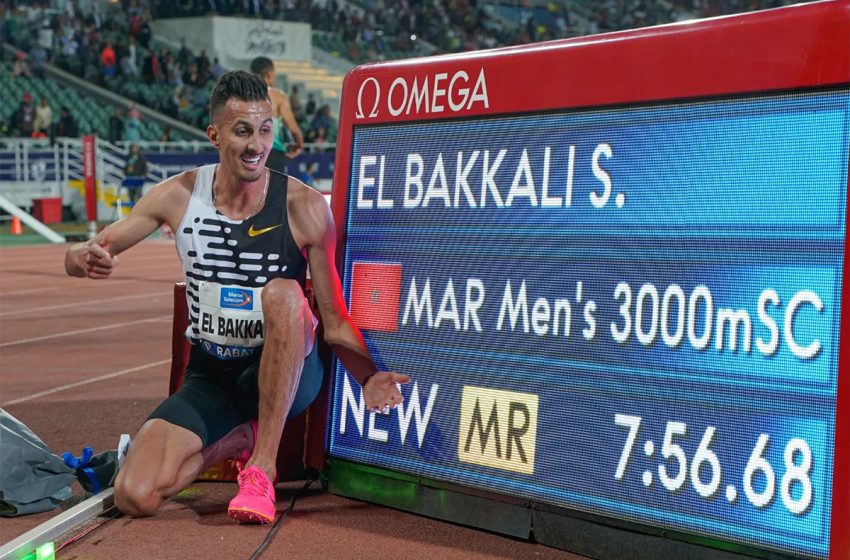 سفيان البقالي ربح سباق 3000 متر موانع فملتقى محمد السادس
