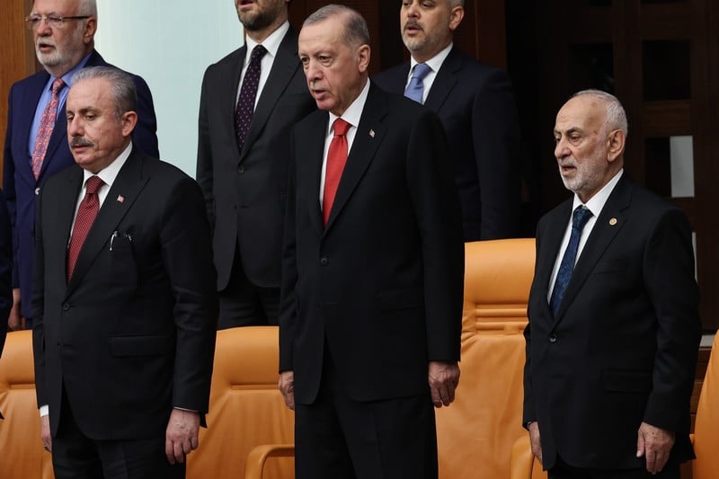 إردوغان يؤدي القسم الرئاسي في تركيا