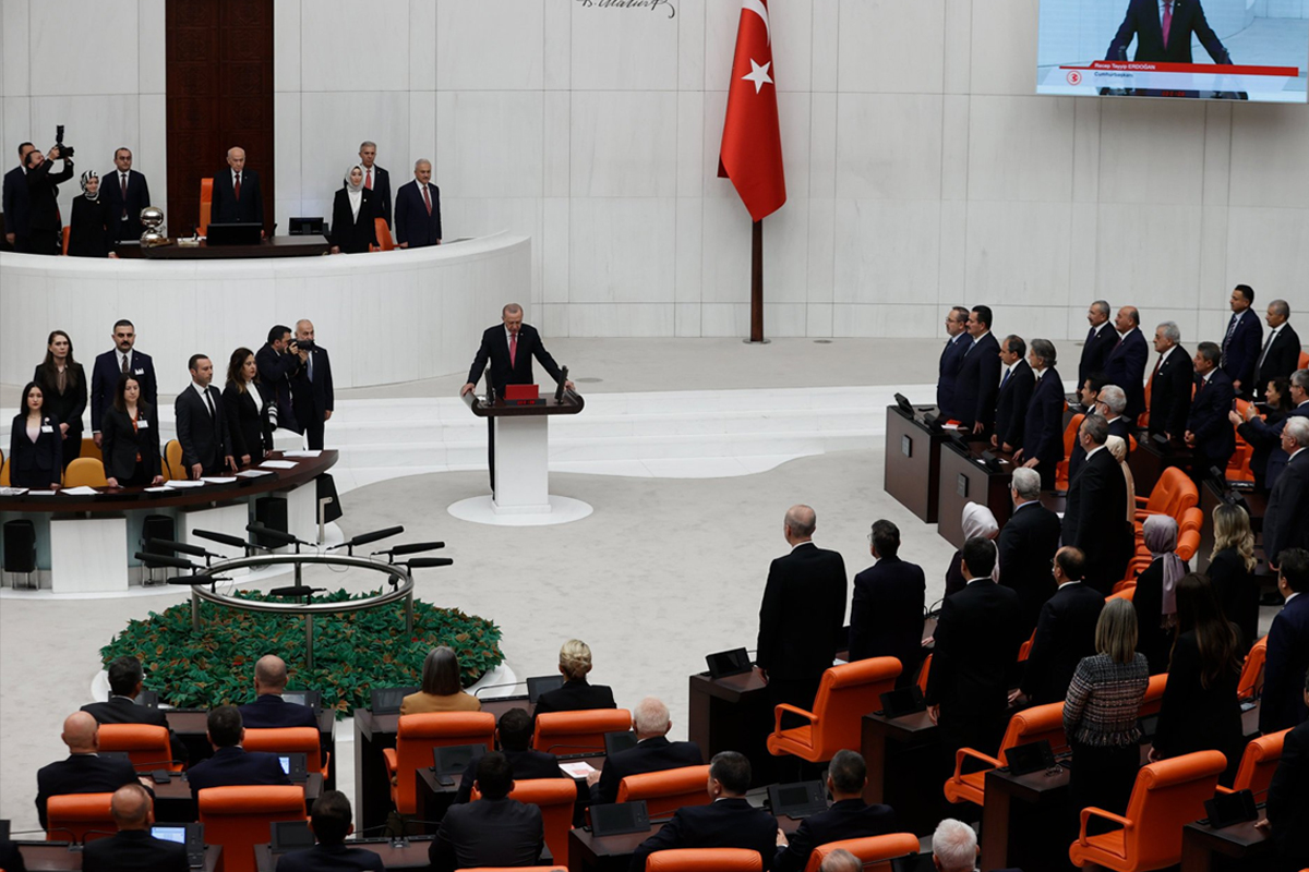 تركيا: تنصيب أردوغان رئيسا لولاية ثالثة